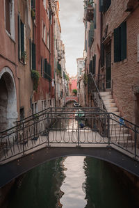 Bridge over river in city