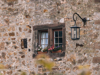 Low angle view of old building