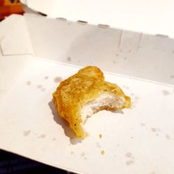 Close-up of bread in plate