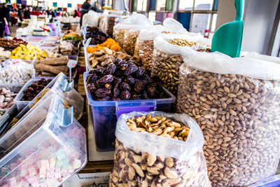 Food for sale at market