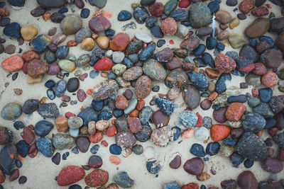 Full frame shot of stones