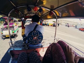 Woman looking at camera