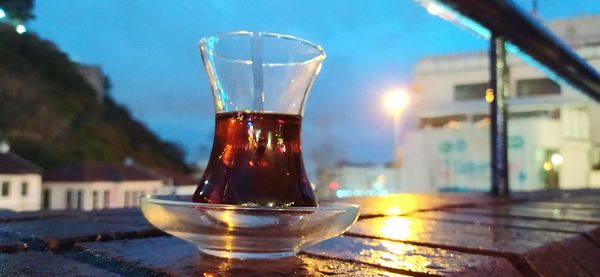 Turkish tea and lights