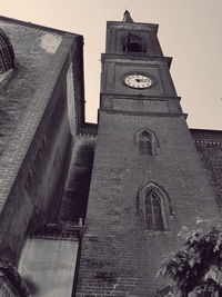 Low angle view of clock tower