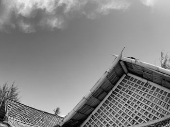 Low angle view of building against sky