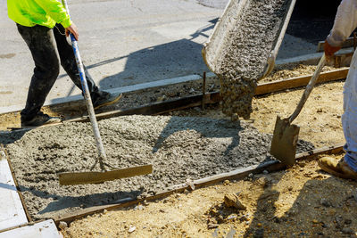 Man working at construction site