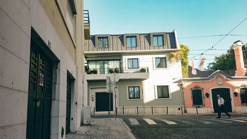 Residential buildings against sky