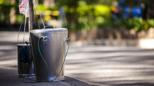 Close-up of drink on table