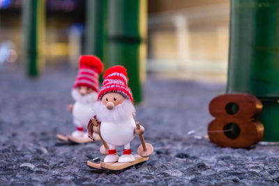 Close-up of stuffed toy on table