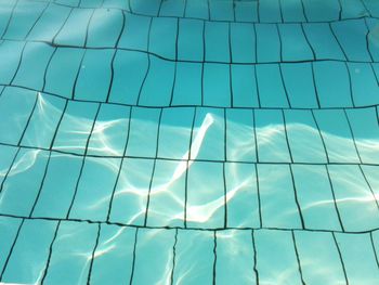 Close-up of clean swimming pool