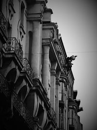 Low angle view of building against sky
