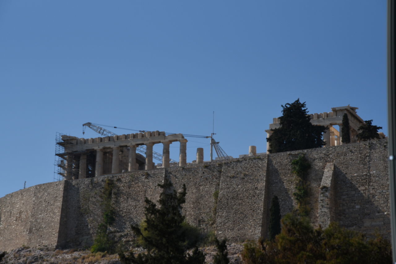 LOW ANGLE VIEW OF CASTLE