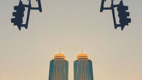 Low angle view of building against sky