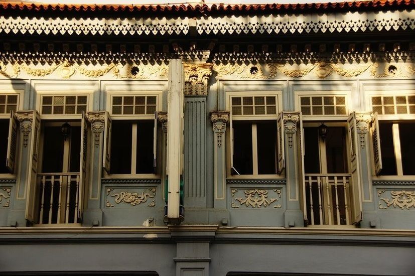 architecture, built structure, window, building exterior, facade, low angle view, building, door, ornate, no people, closed, art and craft, day, old, history, pattern, architectural feature, house, outdoors, design