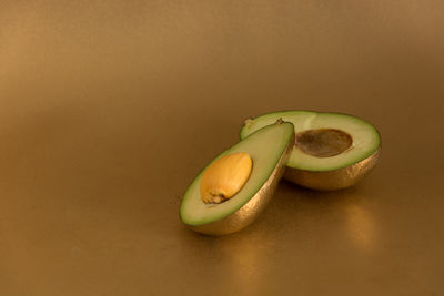 Close-up of bananas on table