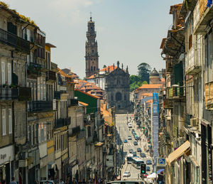 Panoramic view of buildings in city