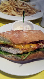 Close-up of food in plate