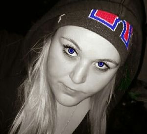 Portrait of young woman