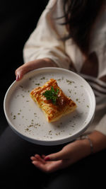 Close-up of food in plate