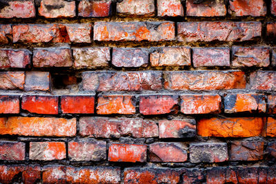 Full frame shot of brick wall