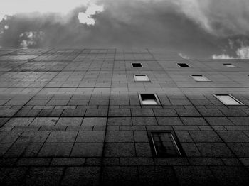 Low angle view of building against sky