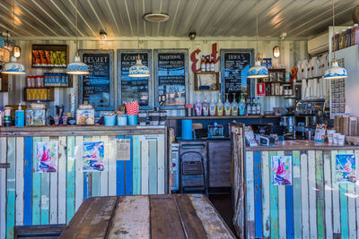 Interior of empty store