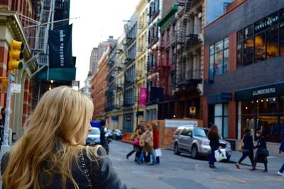 City street in city