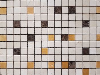 Full frame shot of multi colored tiled floor