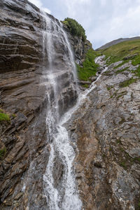 Scenic view of waterfall