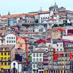 View of buildings in city