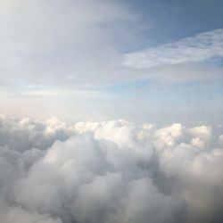 Low angle view of clouds in sky