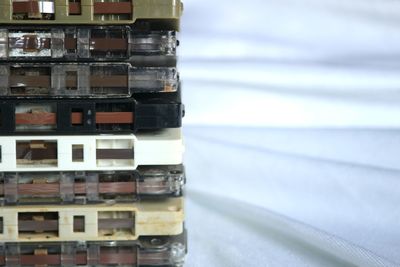 Close-up of glass building