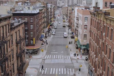 New york street scenes captured on 35mm film