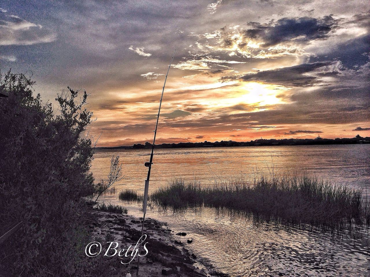 water, tranquility, sunset, tranquil scene, sky, scenics, beauty in nature, nature, cloud - sky, lake, sea, idyllic, reflection, cloud, rippled, non-urban scene, cloudy, outdoors, no people, tree