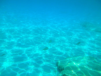 High angle view of swimming pool in sea