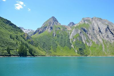 Scenic view of calm lake