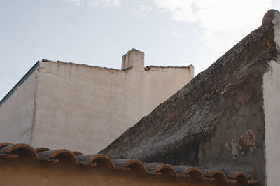 Low angle view of building against sky