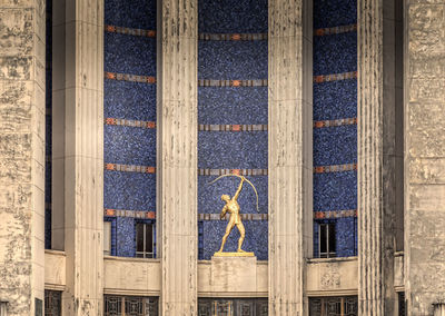 Full frame shot of building with windows