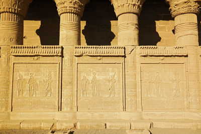 Low angle view of old building