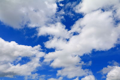 Low angle view of clouds in sky