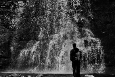 People standing in water