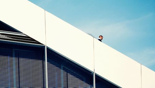 Low angle view of modern building