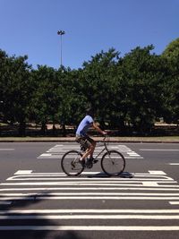 People walking on road