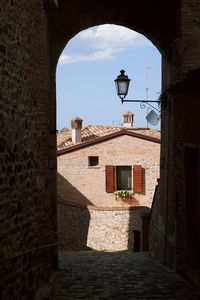 Exterior of old building