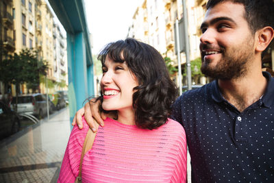 Young woman smiling