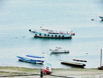 Nautical vessel on water