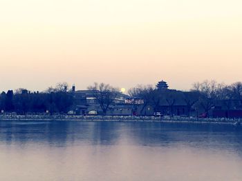 View of city at waterfront