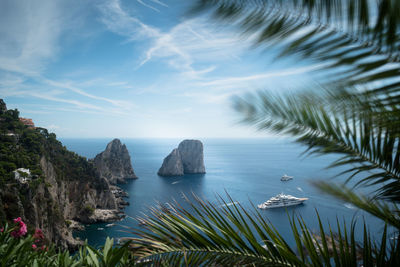 Scenic view of sea and sky