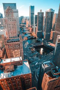 Aerial view of cityscape