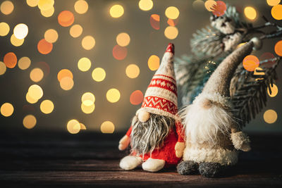 Close-up of christmas decoration